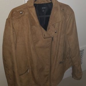 A.N.A Tan Suede Jacket